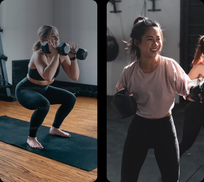 chicas gimnasio